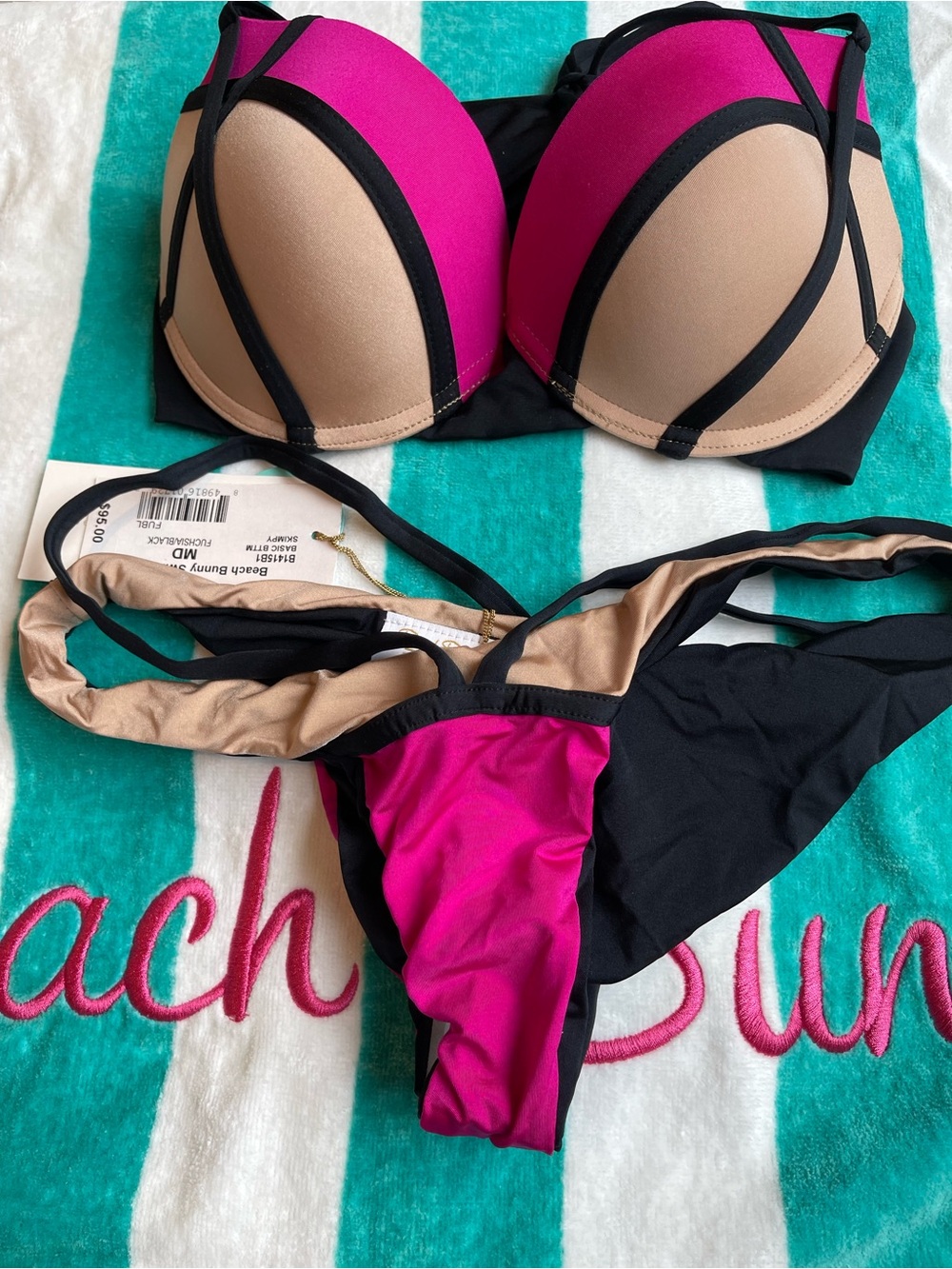 NWT beach bunny bikini medium set - Picture 1 of 10